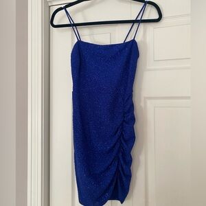 Windsor Royal Blue Sparkle Homecoming Small Dress